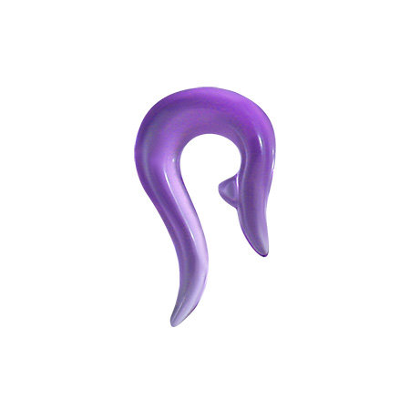 Fül bővítő törzsi szimbólum 3mm lila