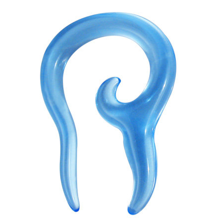Fül bővítő spirál kürt 3mm kék