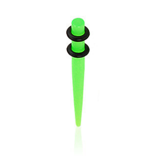 Színes taper két gumiszalag / 26mm / zöld