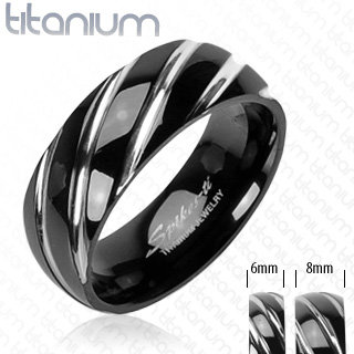 Fekete titán gyűrű