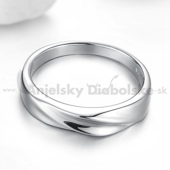 Ezüstözött gyűrű 4 mm