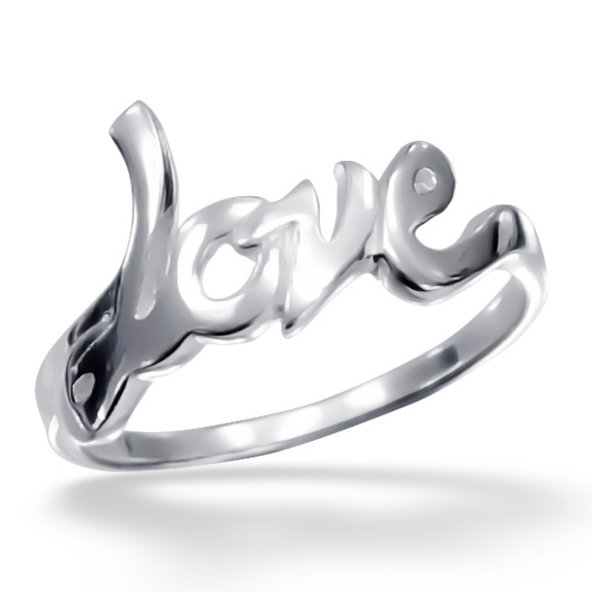 Ezüst gyűrű - Love írásbeli