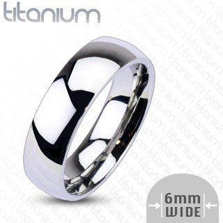 Hagyományos Titánium gyűrű ezüst színben