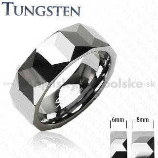 Tungsten gyűrű  szokatlan felület