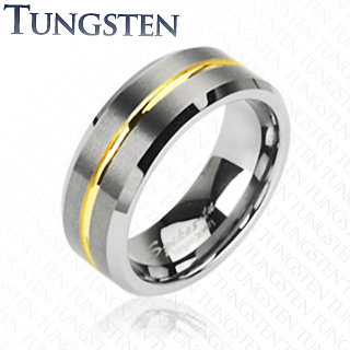 Tungsten-volfrám gyűrű duo