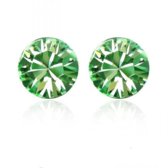 Swarovski kristály fülbevaló zöld