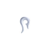 Fül bővítő mini törzsi szimbólum 1 mm, világos lila