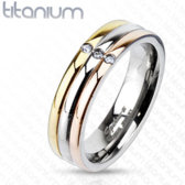 Női Titánium gyűrű hármas
