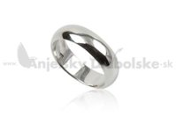 Ezüst gyűrű sima 6 mm
