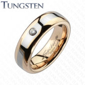 Tungsten volfrám gyűrű cirkóniával